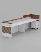 كاونتر استقبال خشب MDF ميلامين Dracul أبعاد 160×50×110 سم