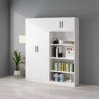 مكتبه لاينز مودرن ابيض عصري fek0095