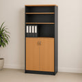 وحدة تخزين مكتبية خشب ام دي اف MDF ميلامين مقاومة للماء والحرارة مقاس 160×80×40 سم - موديل FK-010