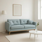 أريكة fek 0026 مودرن خشب زان - لبني (200 سم)