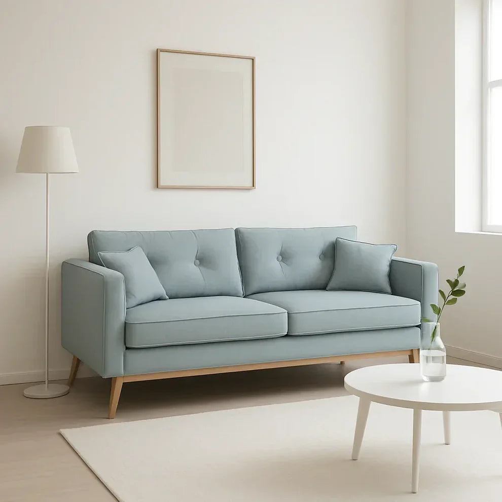 أريكة fek 0026 مودرن خشب زان - لبني (200 سم)