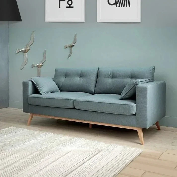 أريكة fek 0026 مودرن خشب زان - لبني (200 سم)