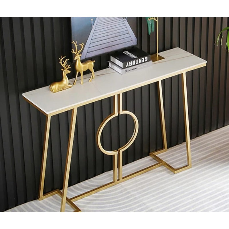 كونسول، 35 سم، أبيض/ذهبي مودرن عصري fak. fa047 
من فكره هوم