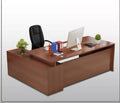 مكتب مدير مودرن حرف L خشب MDF ميلامين مقاوم للماء والحرارة FK-064