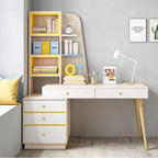 مكتب دراسة للأطفال مودرن خشب MDF متعدد الألوان مقاس 200×145×50 سم