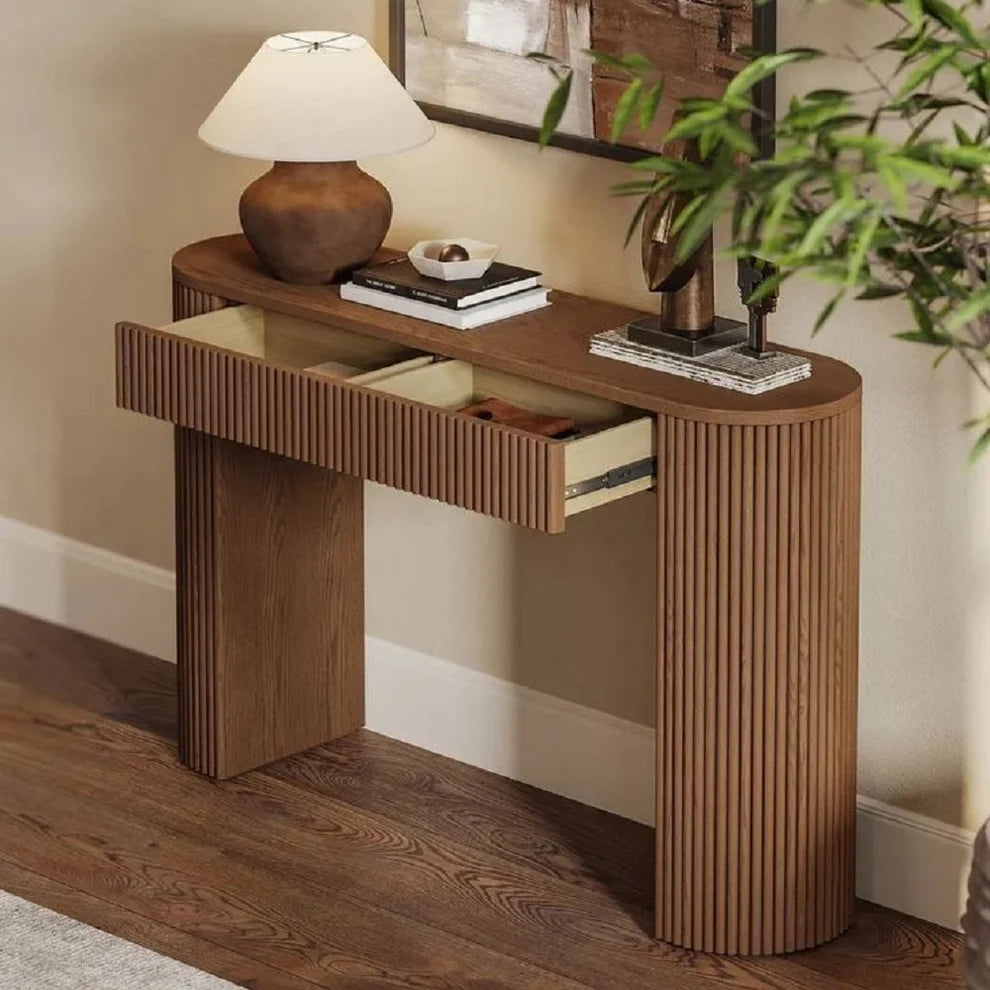 كونسول مودرن خشب كونتر وزان للمدخل مقاس 130×35×90 سم من فكرة هوم