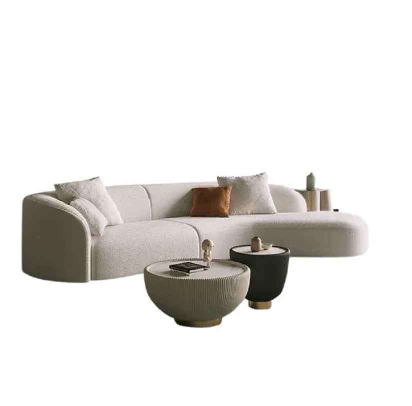 أريكة fek 0018 مودرن خشب زان - بيج (280 سم)