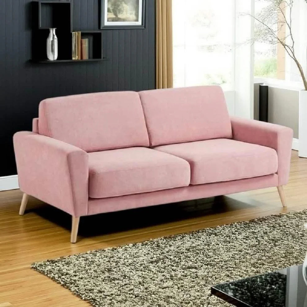 أريكة fek 0027 مودرن خشب زان - بينك (180 سم)