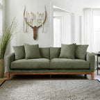 أريكة fek 0039 مودرن خشب زان - أخضر (220 سم)