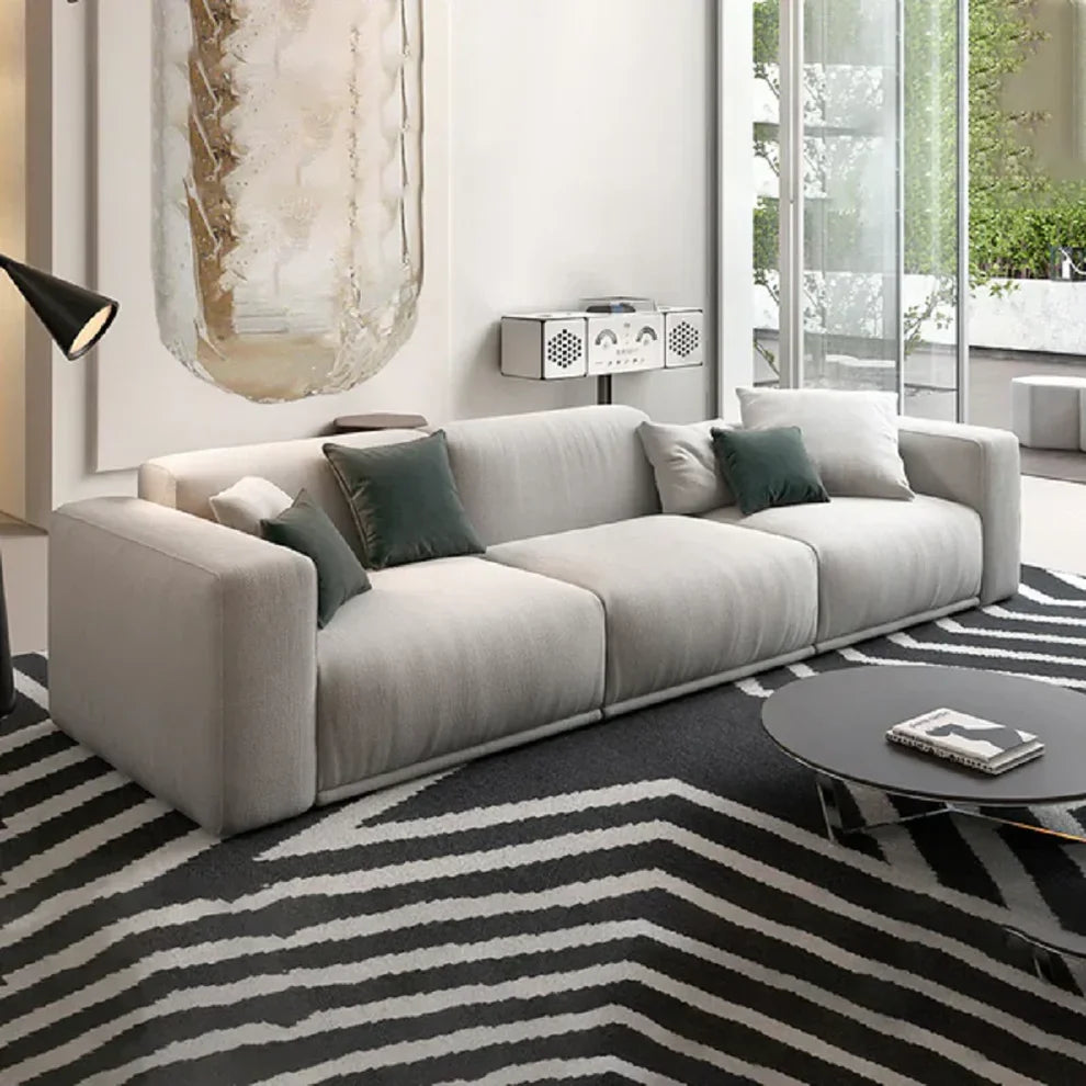 أريكة fek 0021 مودرن خشب زان - بيج (240 سم)