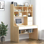 مكتب عمل مودرن خشب MDF مقاس 160×60 سم من فكرة هوم