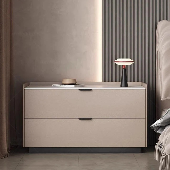 كمودينو خشب MDF مودرن مقاس 50×40×40 سم لغرف النوم