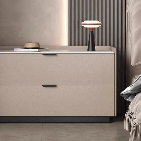 كمود مودرن خشب MDF مقاس 50×40×40 سم للتخزين بجوار السرير