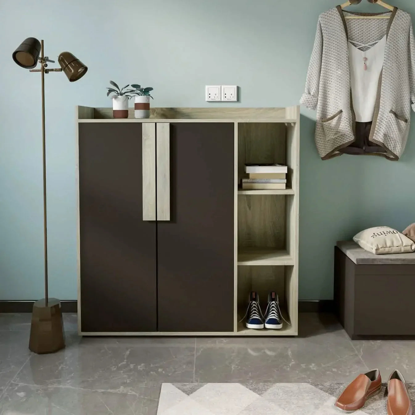 جزامات سبيس سيف مودرن راقي رمادي fek0040