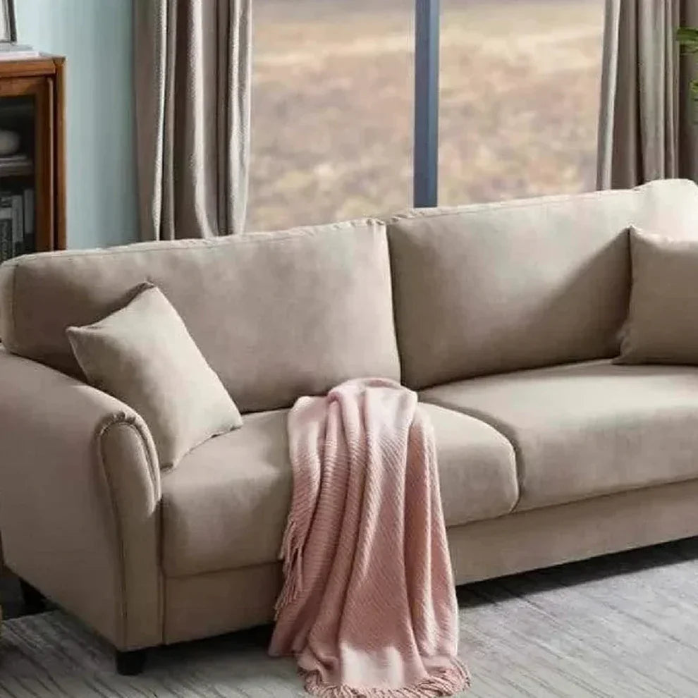 أريكة fek0014 مودرن خشب زان - بيج (160 سم)