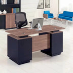 مكتب مكتبي تنفيذي خشب MDF ميلامين مقاوم للماء والحرارة مقاس 160×60 سم - موديل FK-068
