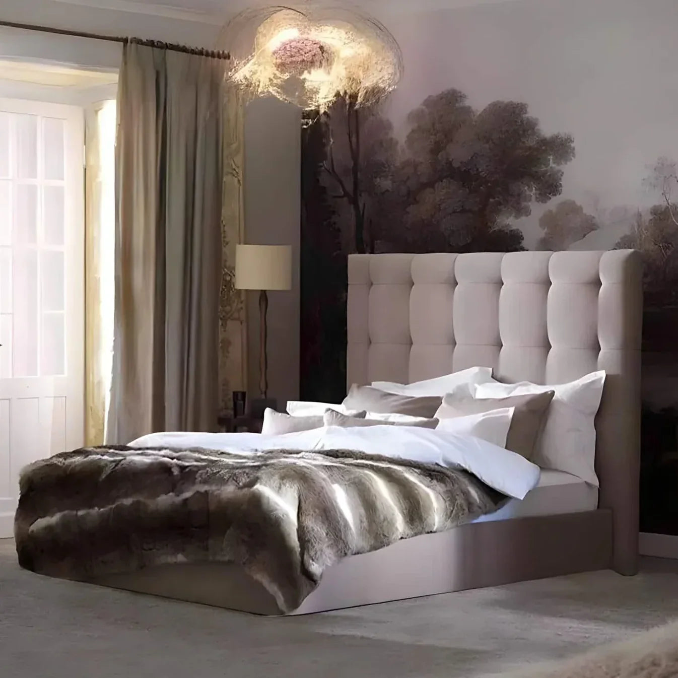 سرير نودي عصري مودرن ابيض  fek001
من فكر هوم