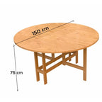 طاوله طعام مودرن خشبي فاتحfek00271 - Fekra Home