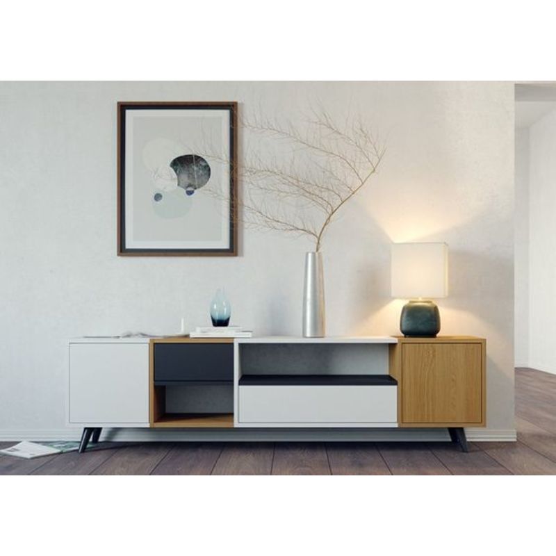 وحدة تلفزيون، خشبى/أبيض عصري fek004024
من فكره هوم