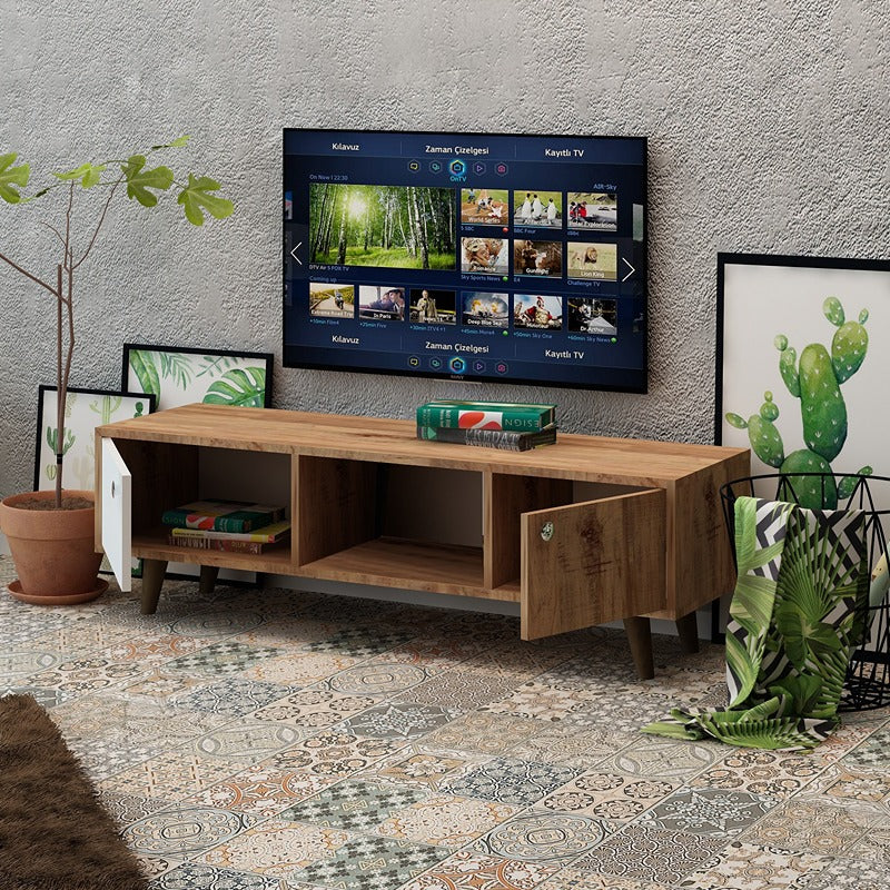 وحده تلفزيون,  خشبي و ابيض راقي fek004029
من فكره هوم