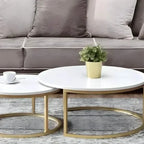 طقم ترابيزة ستيل، قطعتين مودرن ابيض fek . fa036
من فكره هوم 