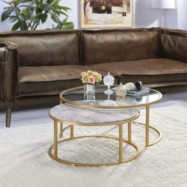 طقم ترابيزة قهوة ستيل، قطعتين fek . fa038
من فكره هوم