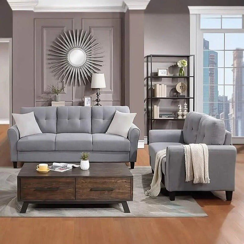 طقم انترية, قطعتين, رمادي فاتح مودرن fek .fa013 
من فكره هوم