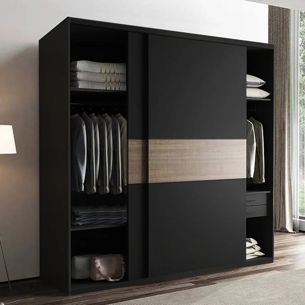 دولاب خشب MDF عالي الجودة بتصميم عصري 160×60 سم