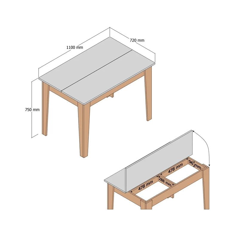 طاوله طعام ماربل مودرن ابيض|FEK00276
