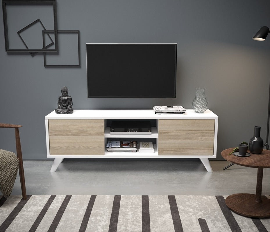 وحده تلفزيون,  ابيض و خشبي مودرن موديل mdfاسباني fek004030 

من فكره هوم