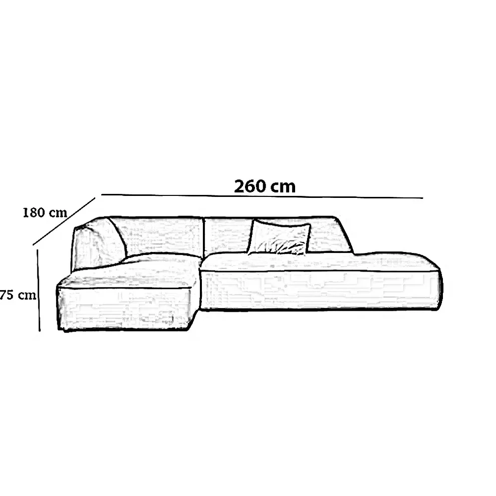 ركنة كتان خشب زان مودرن فاخر fek . fa030
