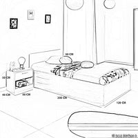 غرفه نوم اطفال mdf اسباني fek0308