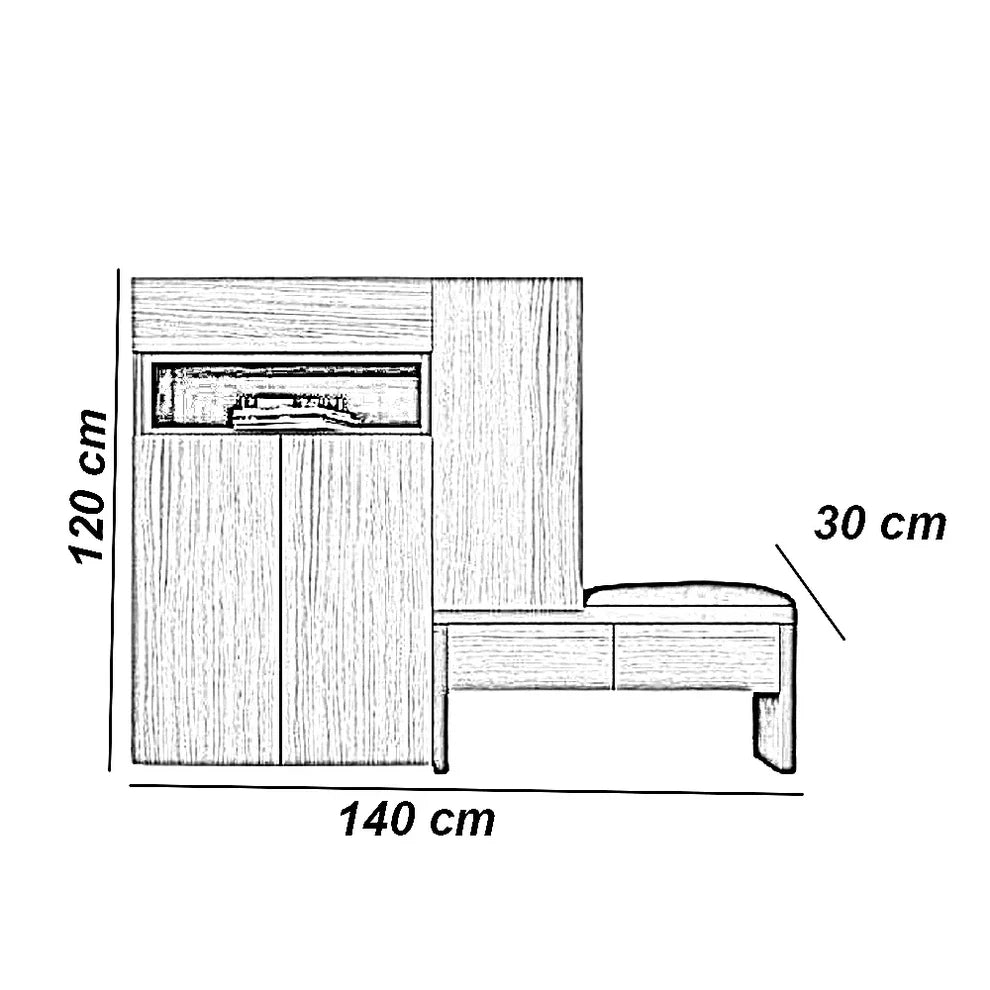 جزامات  هافن مودرن راقي رمادي  fek0035
