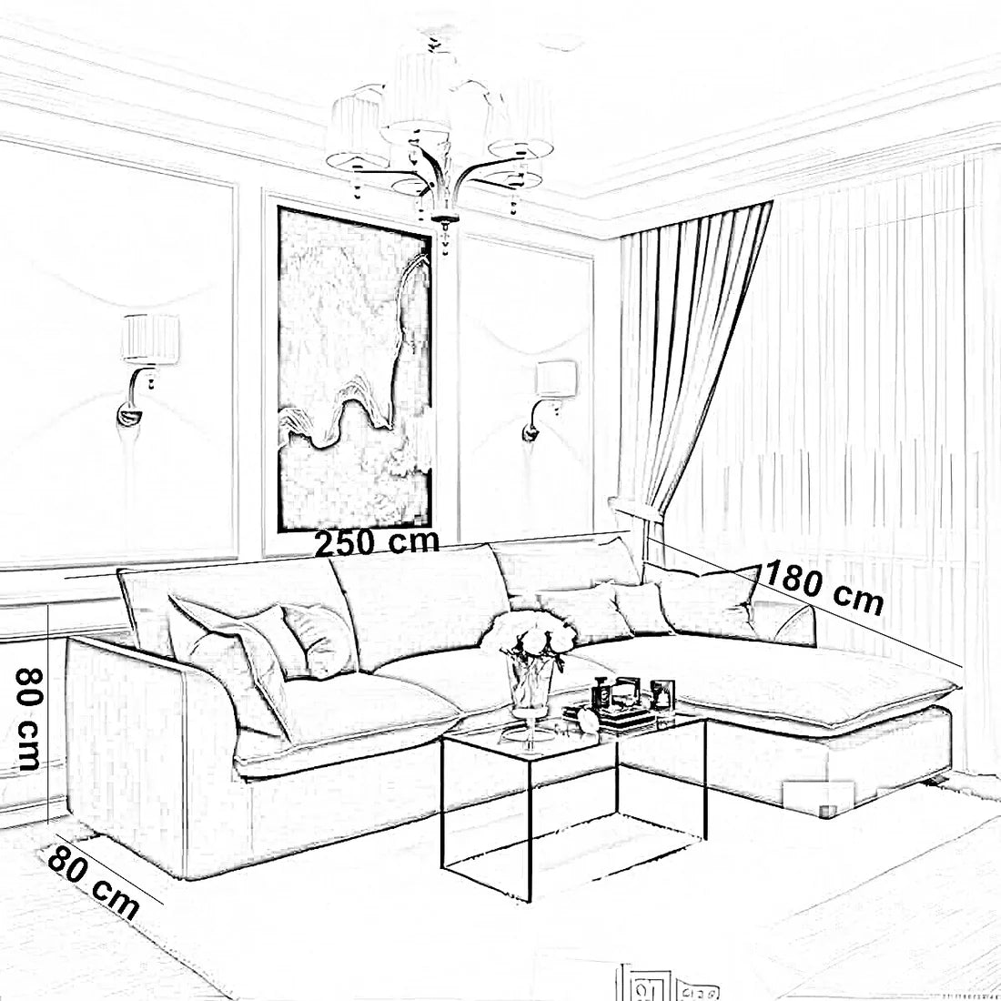 ركنة خشب مودرن رمادي fek . fa029