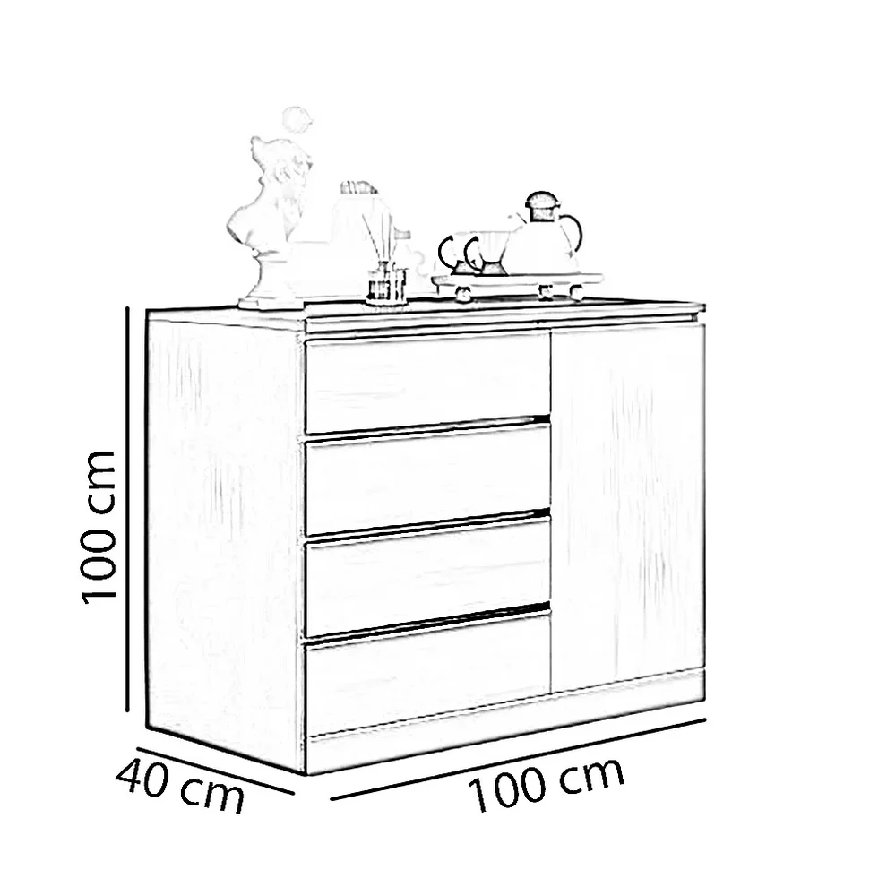 وحدات ادراج  سبيس بلس مودرن بني fek0018