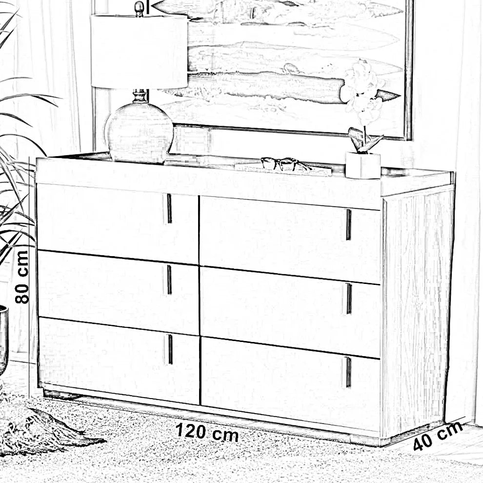 وحدات ادراج  مودو مودرن فاخر بني غامق  fek0023