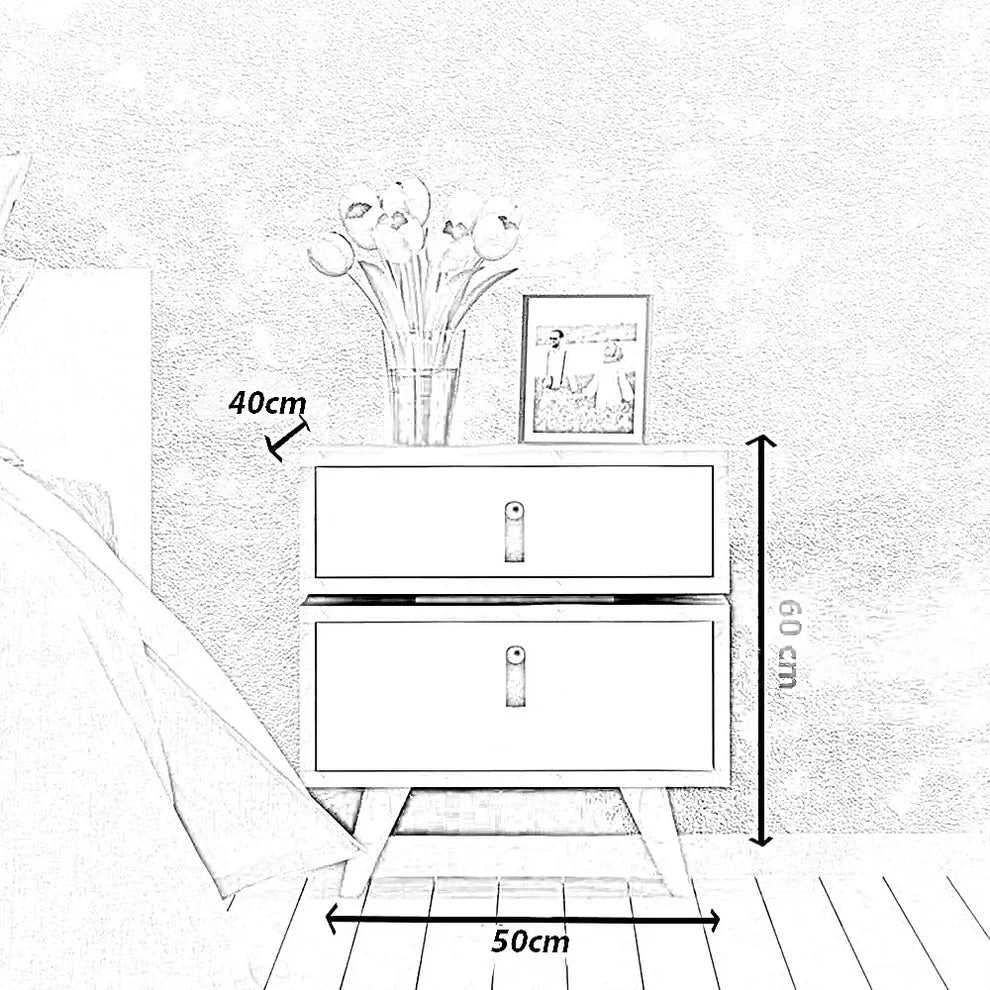 كومود  نايتلي مودرن عصري  ابيض / بيج fek0083