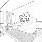 أريكة fek 0023  العائلية خشب زان - رمادي (330 سم)