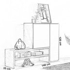 جزامات  تيك مودرن راقي اسود / بني fek0050