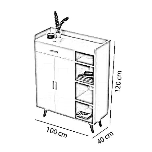 جزامات ارك خشبي مودرن ابيض fek0027