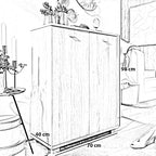 جزامات فيزا  مودرن  راقي بني fek0039