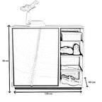 جزامات فلو مودرن راقي ابيض / بيج  fek0026