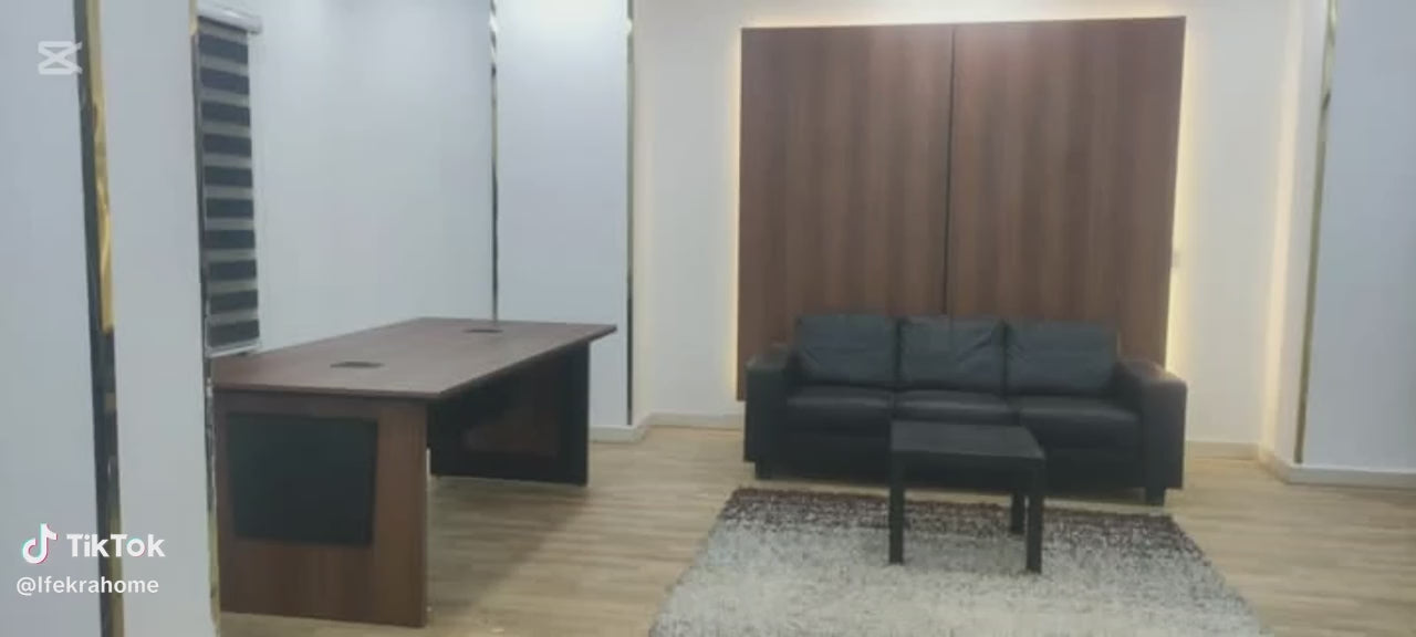 مكتب مديرخشب mdf اسباني بتصميم مودرن عصري موديل  Fek St 0020