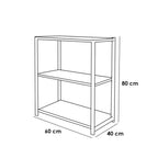كوفي كورنر مودرن معدن وخشب كونتر متعدد الألوان بمقاس 80×60×40 سم - فكرة هوم