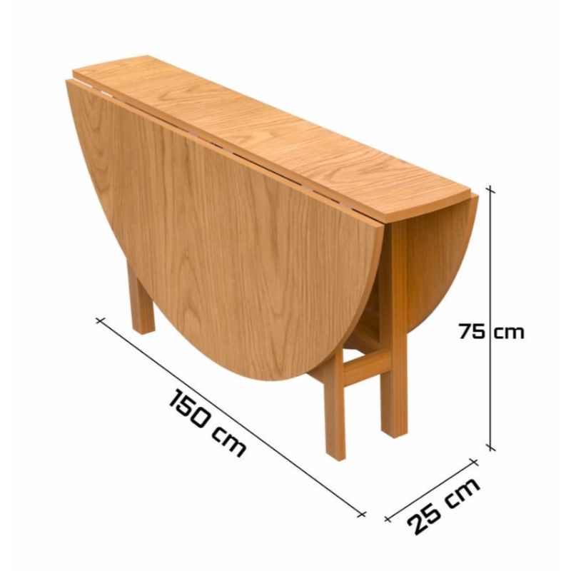 طاوله طعام مودرن خشبي فاتحfek00271 - Fekra Home